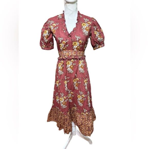 NWT Victoria Dunn Ember Midi Dress size XS - Picture 2 of 6